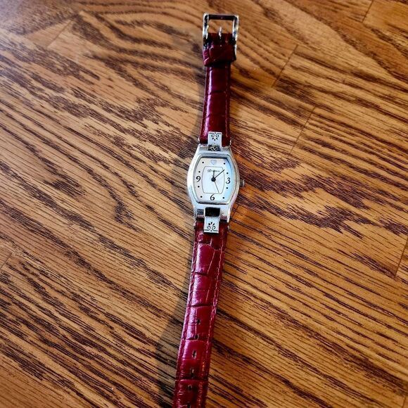 BRIGHTON Silver "Sorrento" Watch w/ Reversible Leather Strap JEWELRY TO LIVE IN! - Picture 6 of 12